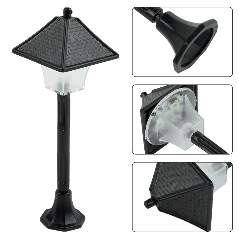 thumbnail image 2 of 3pcs Miniature Street Lamp Model Light For Pot Culture Decor 2 of 14