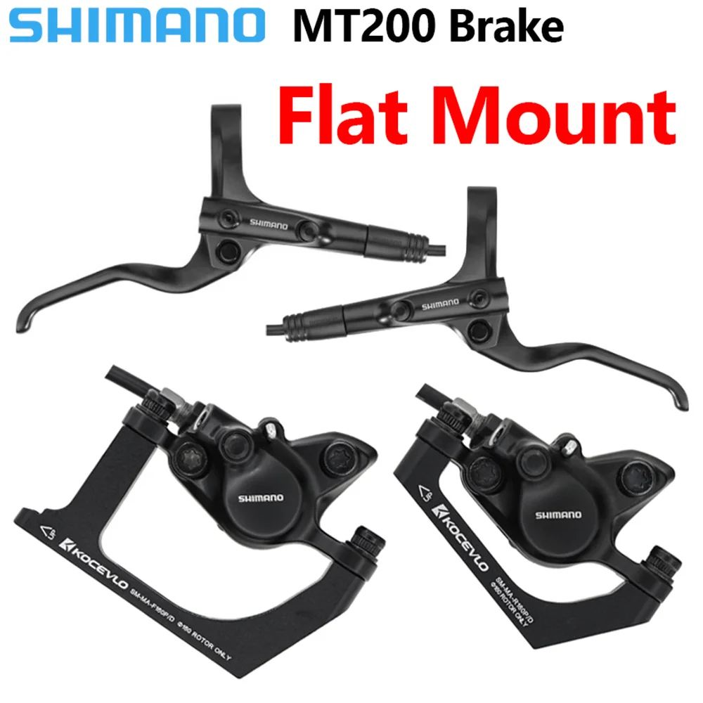 SHIMANO MT200 MTB górska droga żwirowa zestaw hydraulicznych hamulców ...