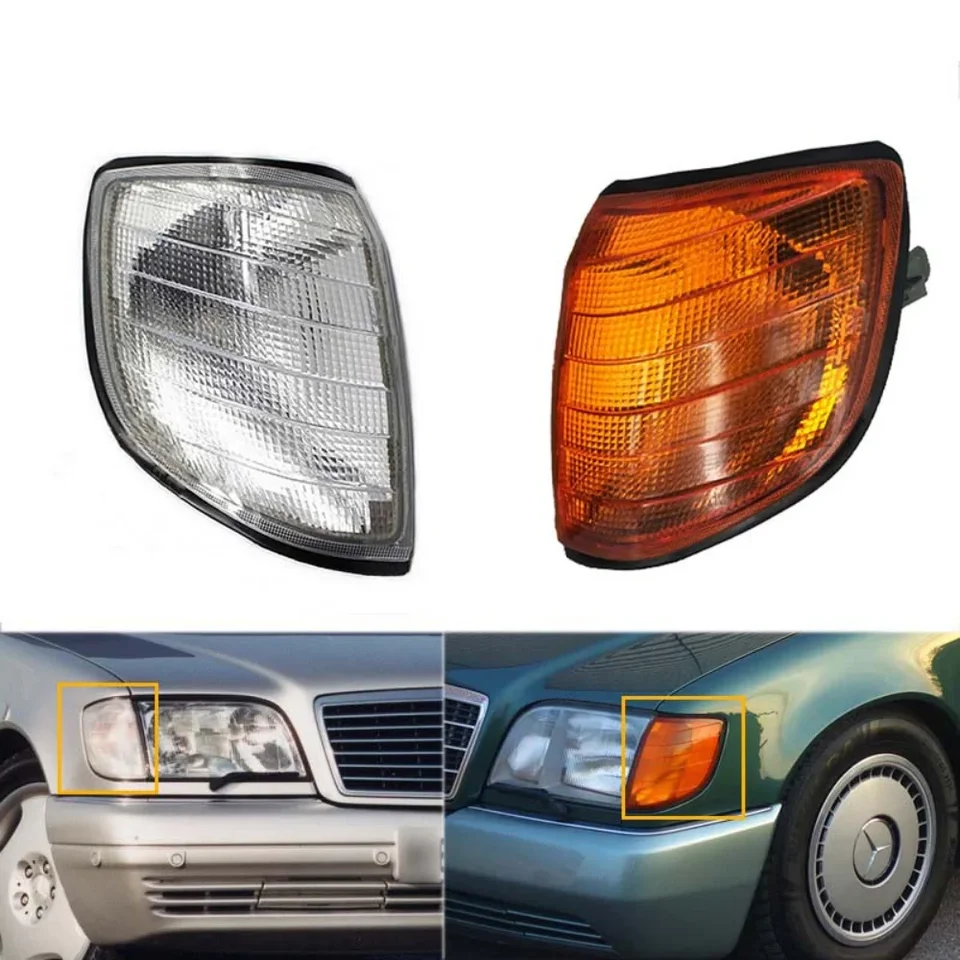 Front Turn Signal Corner Light Lamp for Mercedes-Benz W140 S280