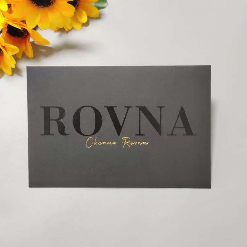 

Customized product、Custom hot stamping uv cardboard envelops packaging paper envelope for invitation thank you card