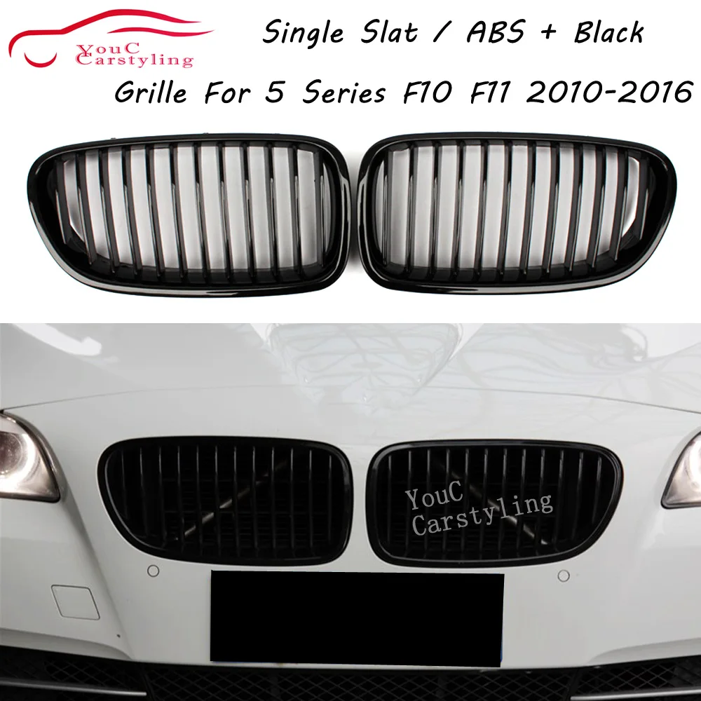 F10 M5 Paraurti Anteriore Grill 1-Slat Griglia Rene Griglia Mesh Per Bmw 5 Serie F10 F11 M5 2010 -2016 520I 528I 530I 535I