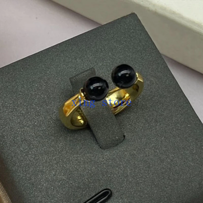 2024 Fashion New Sweet and Romantic Simulated Pearl Inlaid Round Women's Ring