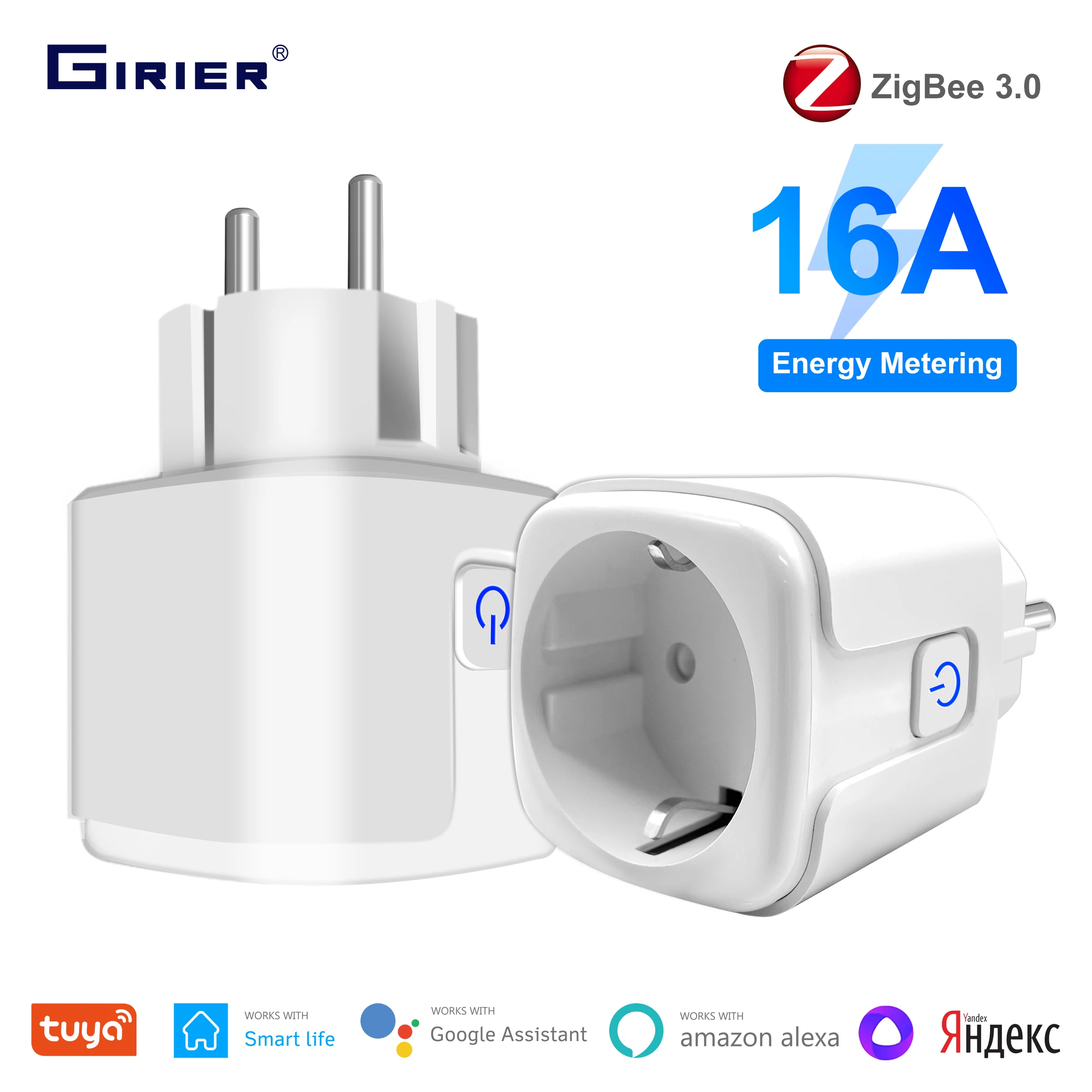 GIRIERTuyaZigBeePlug16ASmartSocketOutletEUwithEnergyMetering