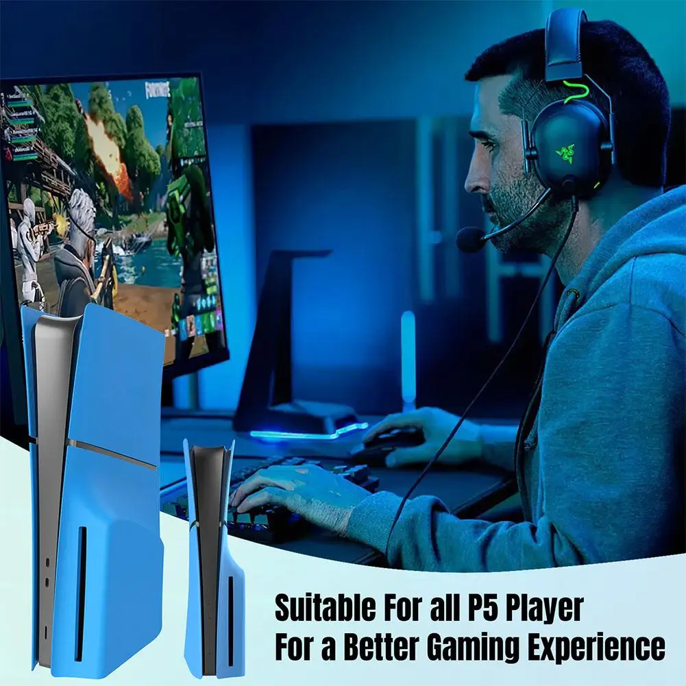 Per Ps5 Slim Shell Sostituzione Console Drive Versione/Versione Digitale Custodia Protettiva Antigraffio Antipolvere Impermeabile-Pro T7X4