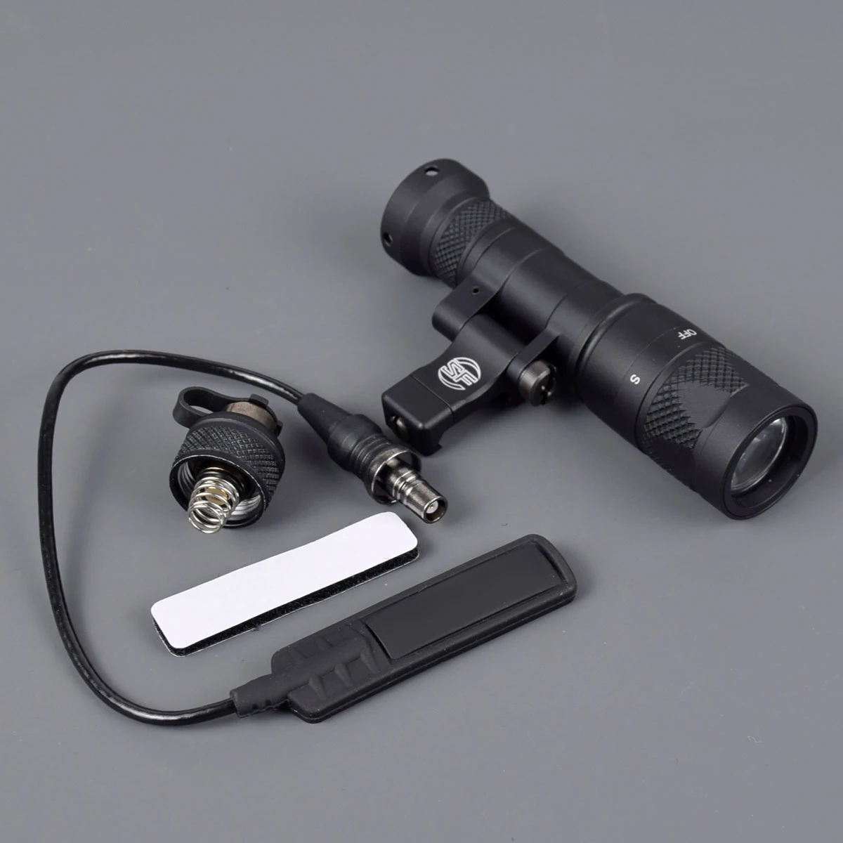 Tactical Sf M300v Upgrade M340v Airsoft Scout Light Strobe With Offset Mount 20mm Picatinny Rail
