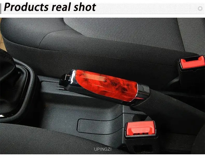 New luxury car gear handbrake cover protective for Peugeot 307 308 407 206 207 3008 406 208 2008 508 408 306 301 106 107 607 400