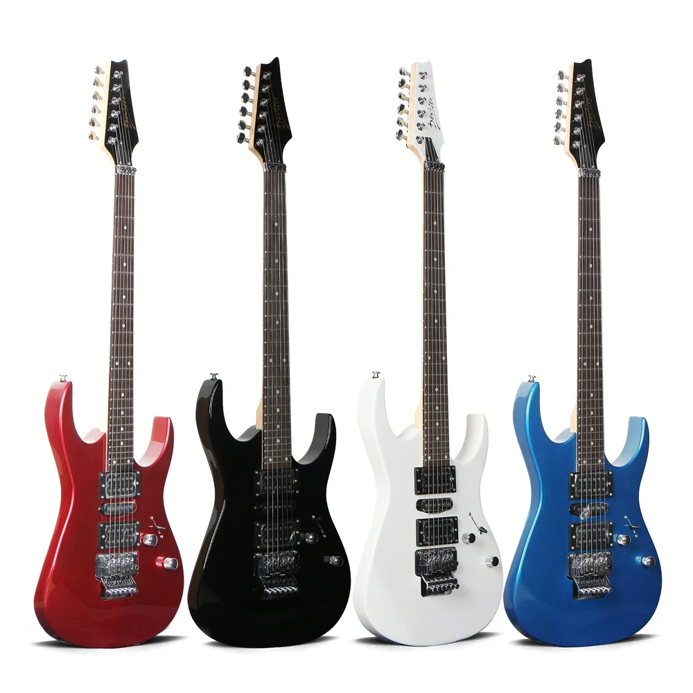 

China factory wholesale double wave electric guitar H-S-H pickup good quality