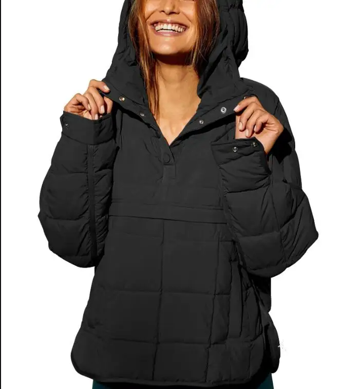 Half Zip Women Overzised Hoodie 1