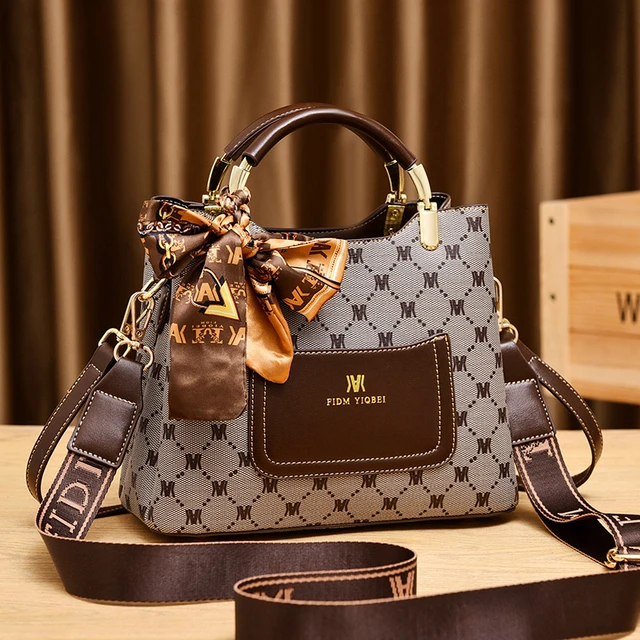 Louis Vuitton Tote Bag With Scarf Pattern