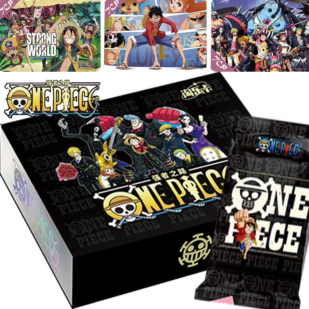 One Piece Card Collection for Children Maritime Adventure Character Limited Acrylic Dream Flowing Sand Brick Card Christmas Gift