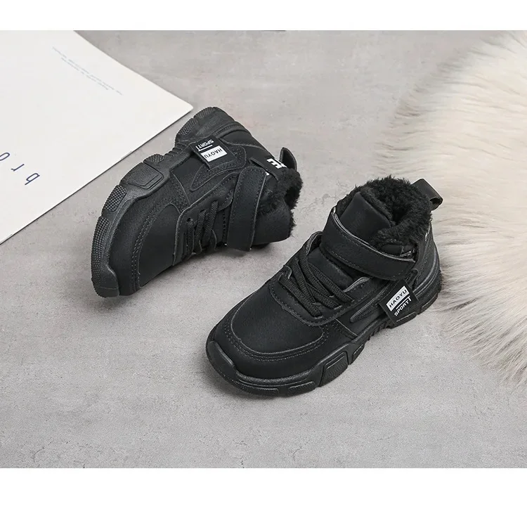 Children Winter Boots – Waterproof Kids Snow Boots With Plush Lining & Rubber Sole