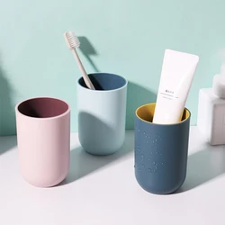1pcs Cute Frosted Toothbrush Cup Mouthwash Brushing Cup Home Bathroom Supplies Accessories Toothbrush Cup for Kids
