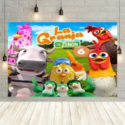 Green Grass Farm Party Decoration Backdrop for Kids' Birthday or Baby Shower (NC - S4201)