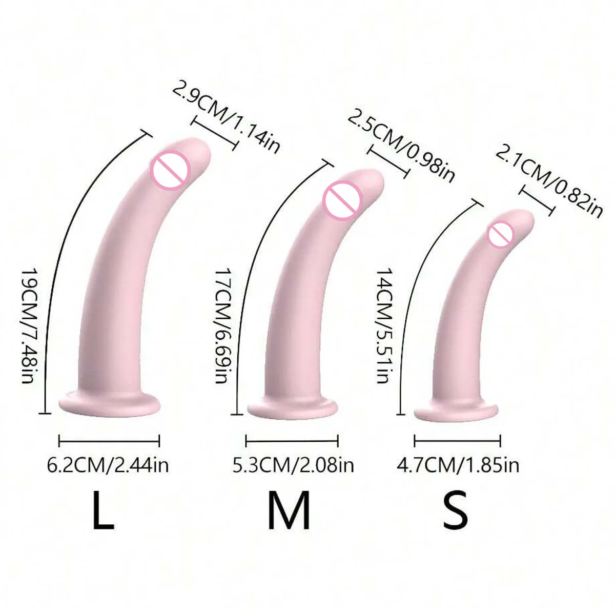 Silikon-Anusstopfen mit starkem Saugnapf, Prostata-Massagegerät mit glatter Kurve für Männer, flexibles G-Punkt- und Sphincter-Stimulator-Spielzeug