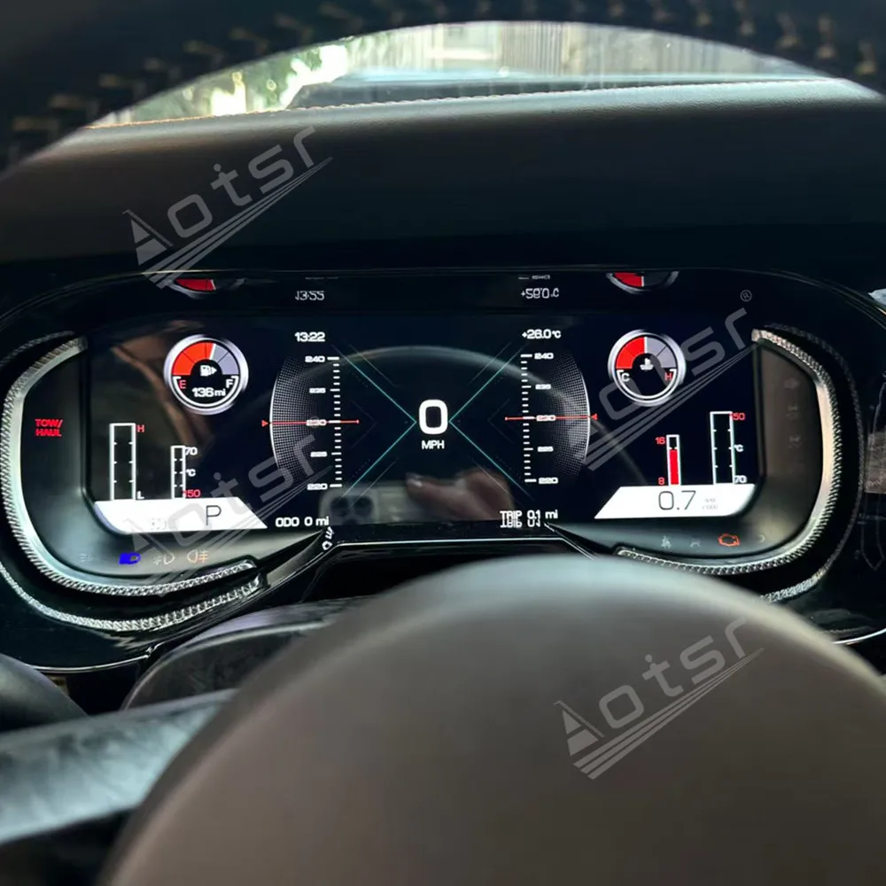 Panel de Instrumentos Digital para Ford Mustang GT GT500 2009-2014, Pantalla Virtual de Cabina, Velocímetro, Accesorios para Auto 4