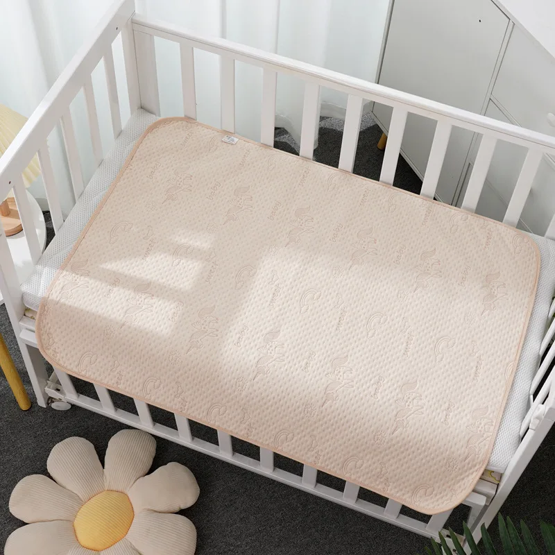 Cotton Waterproof Reusable Baby Changing Mat and Crib Sheet