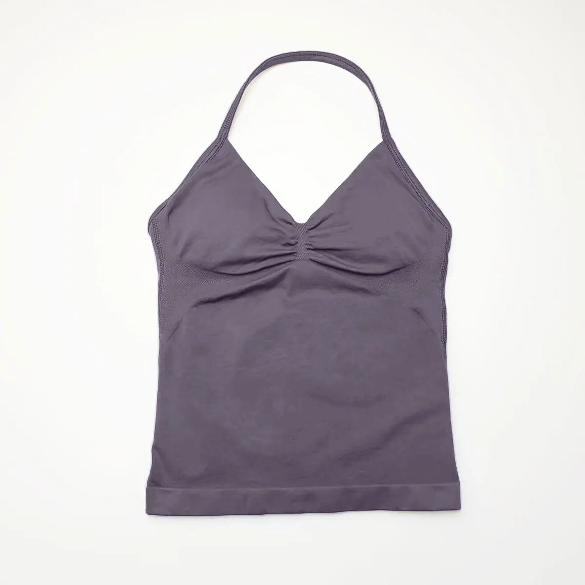 NCLAGEN Women's Strappy Yoga Vest - Impact Longline Sports Top with Stylish Back Design