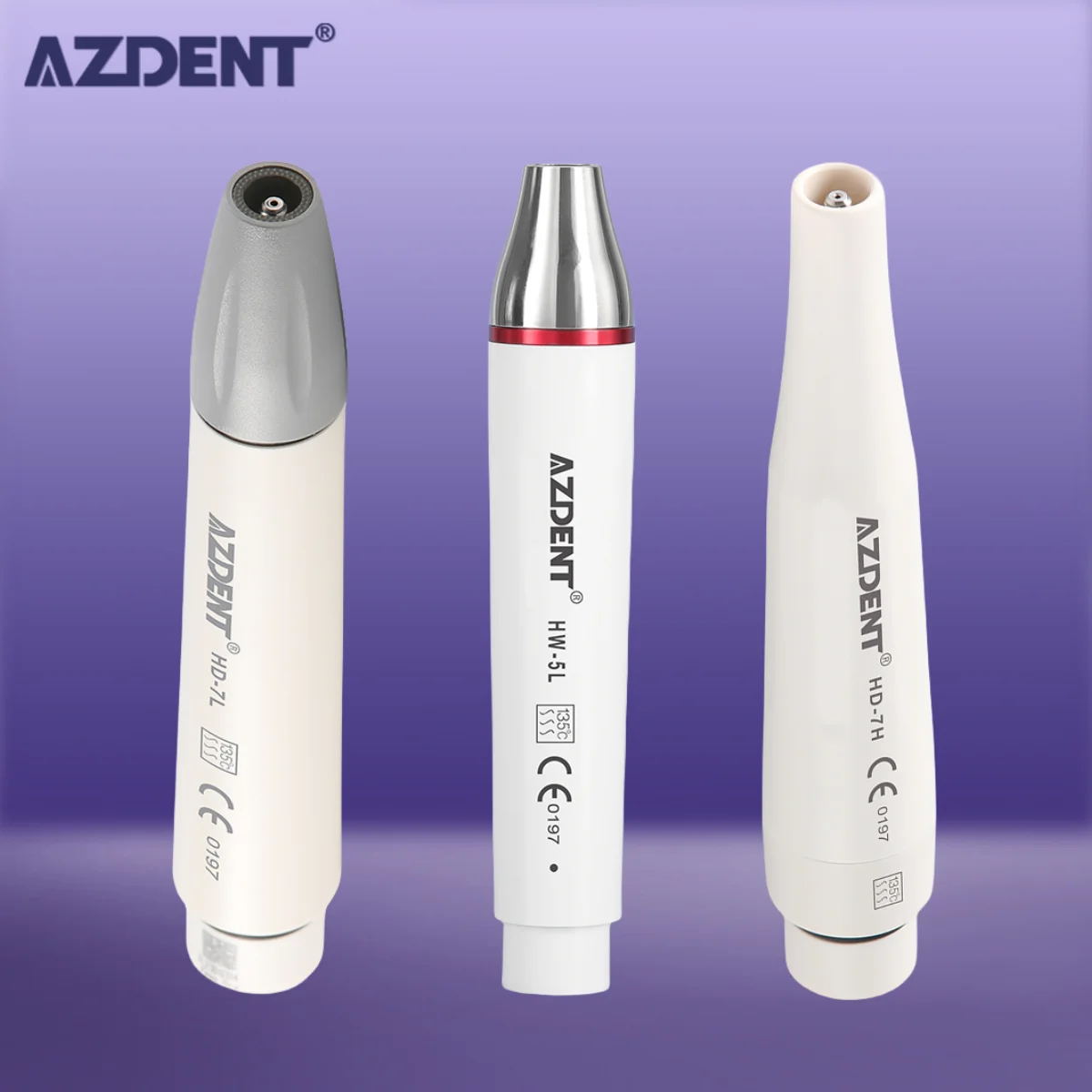

AZDENT New Dental LED Light Ultrasonic Piezo Scaler Handpiece Fit for Woodpecker EMS SATELEC DTE Dental Ultrasonic Scaler