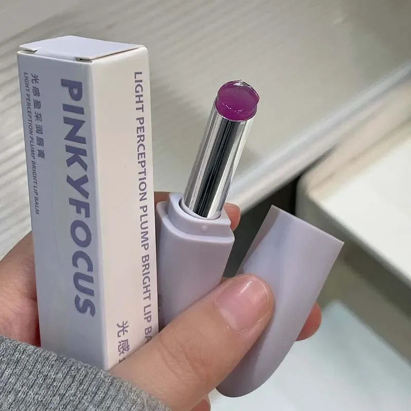 Grapes Lip Balm Stick Moisturizing Fruit Flavor Lips Care Makeup Hydrating Reduce Lip Lines Jelly Lip Tint Nude Lipstick Primer 4