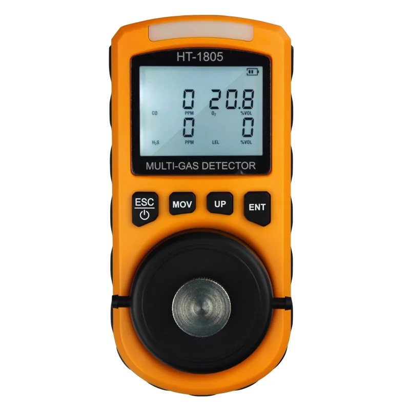 H2S CO O2 LEL Four In One Gas Detector      with Alarm Function