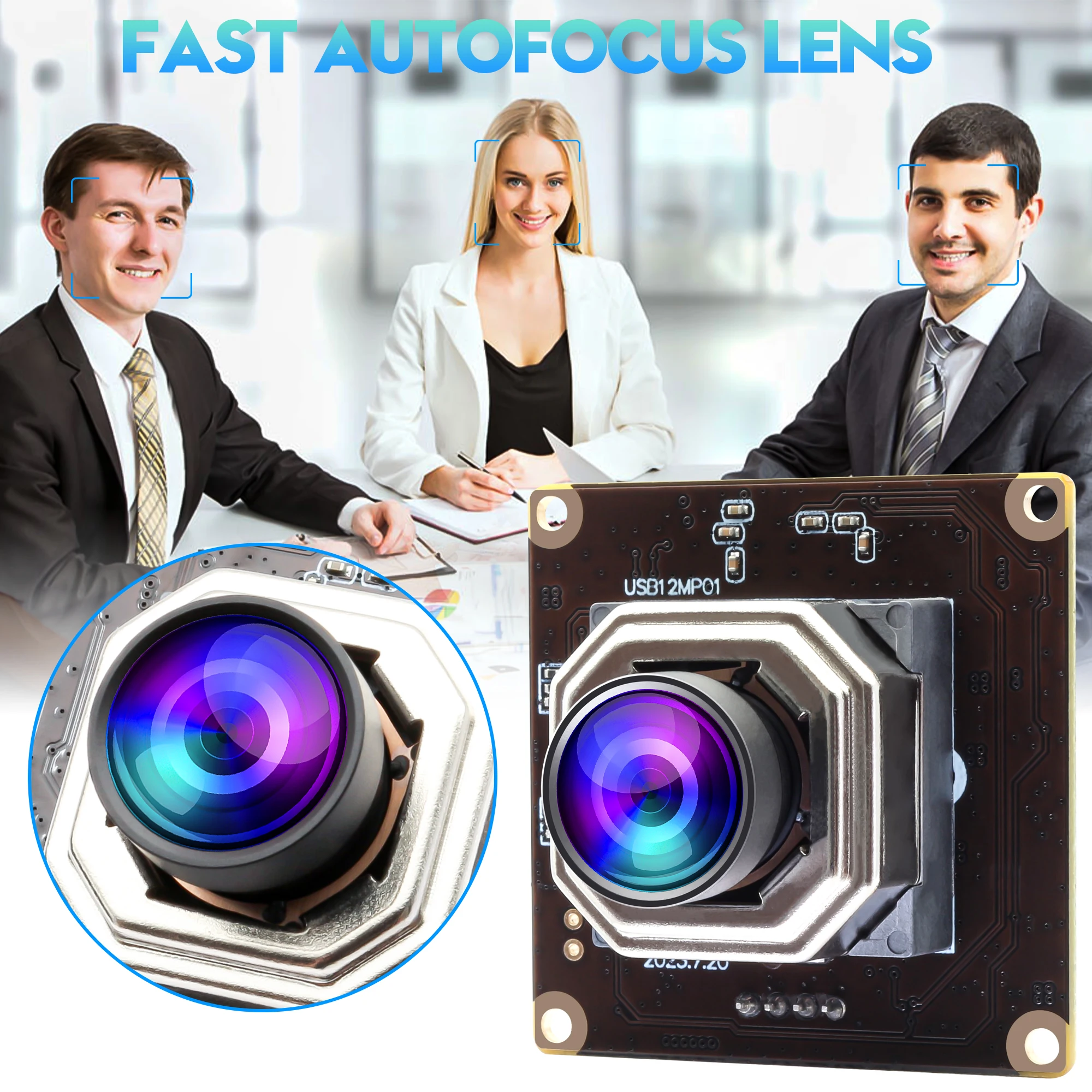 Camera For Pc IFWATER 8MP USB Camera - 3D Printer Monitoring Camera With Microphone For Lightburn & PC 8MP Webcam - View #6