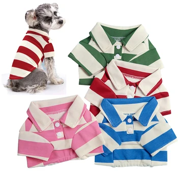 Pet Dog Polo Shirt Summer Dog Clothes Casual Clothing For Small Large Dogs Cats T Shirt.jpg