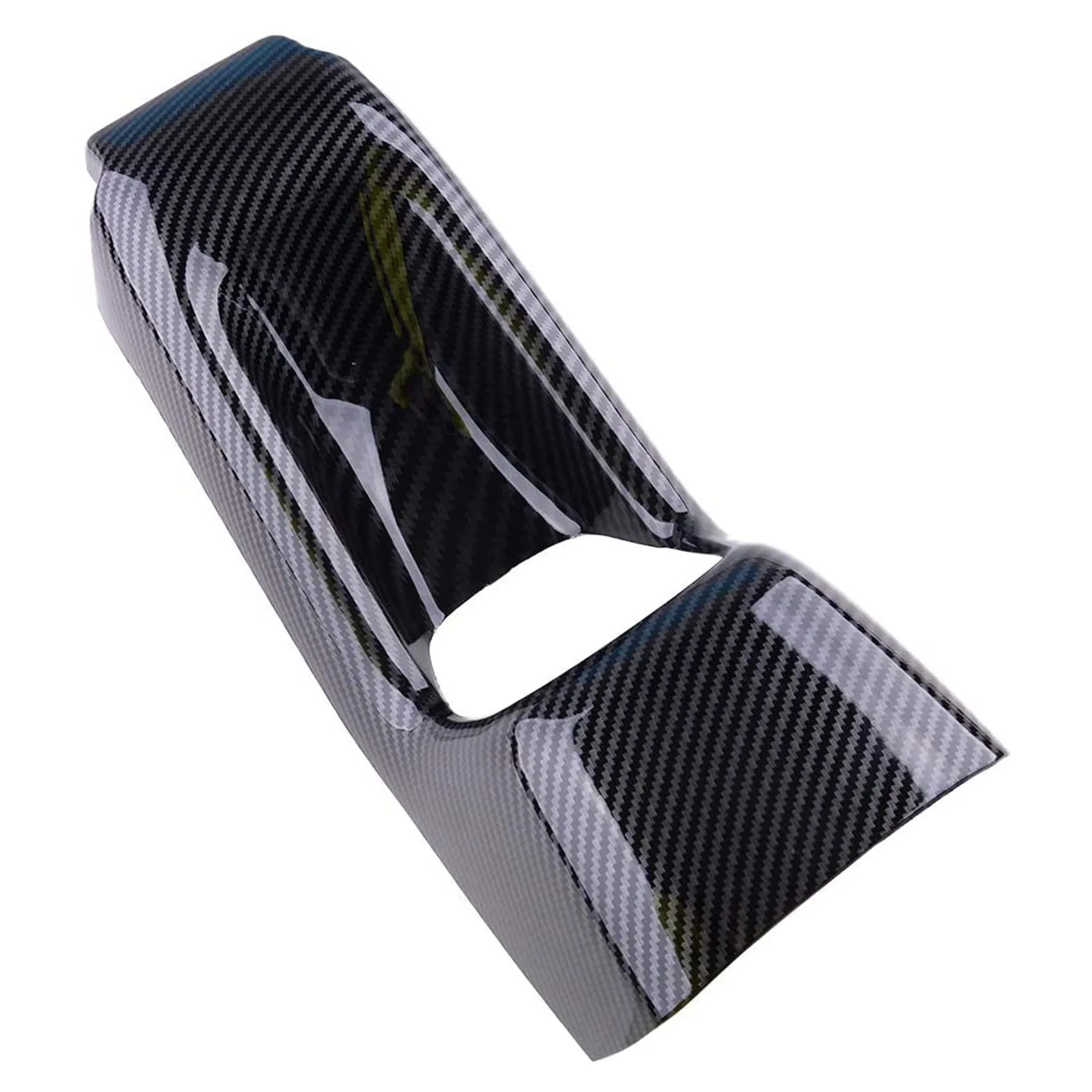 

Carbon Fiber Style Rear Seat Armrest Box Anti Kick Cover Trim Fit for Honda HR-V HRV Vezel 2016 2017 2018 2019