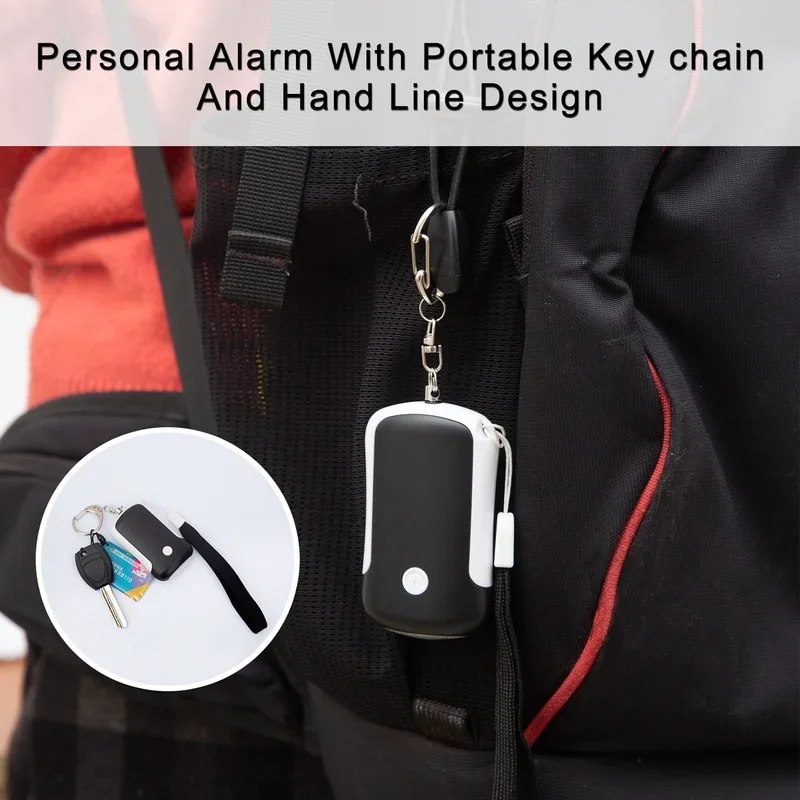 125db Self Defense Alarm Personal Defense Siren Anti-attack Security for Women Kids Personal Security Loud Alert Att