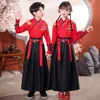 Hanfu Kids Clothes Girls Children Sets Boy Clothing Cosplay Costumes Kung Fu Party Stage Show Vintage Chinese Traditional Dress 1