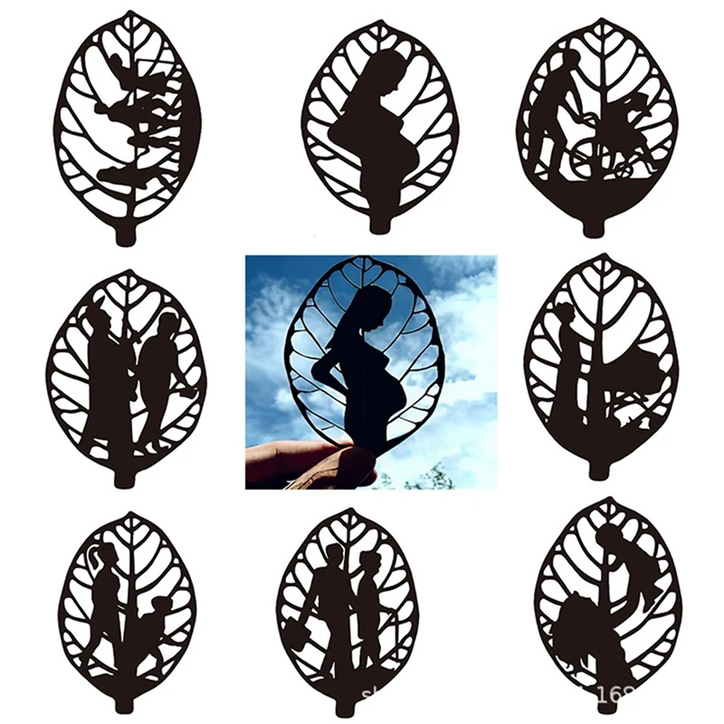 8 Piece Mother's Day Decorative Leaves Souvenirs, Leaf Every Precious Moment Art Souvenir, Metal Thank You Gifts For Mom