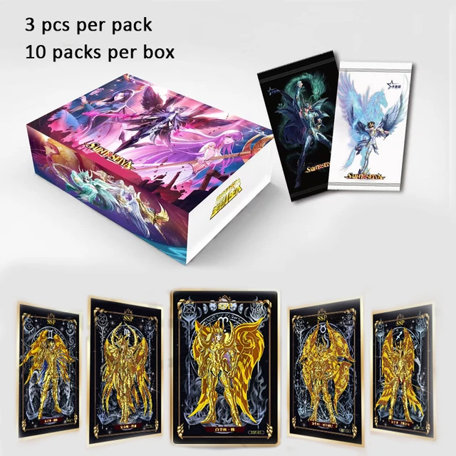 13pcs/set Anime Saint Seiya Gold Saint Collective Flash Card Special Card  Hobbies Hobby Collectibles Game