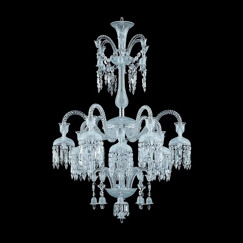 

Европейская внутренняя вилла, гостиная, спальня, стеклянная лампа-подвеска Pipek9, хрустальная люстра, роскошный лобби отеля, светодиодная люстра