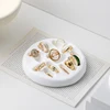 Mini Ring Holder Tray Multi Slots Decor Rings Display Stand Bedroom Living Room Jewelry Storage Tray Girls Birthday Gift 2