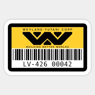 Weyland Yutani Asset Tag 5pcs Stickers For Home Laptop Luggage Wall Print  Water Bottles Room Decorations Background Anime - Mobile Phone Sticker &  Back Flim - AliExpress