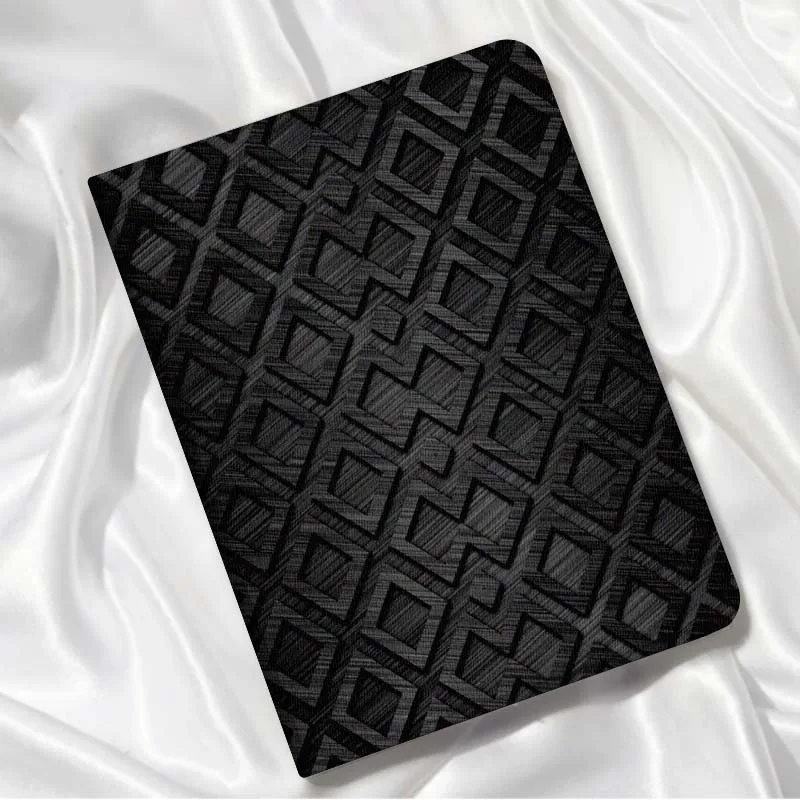Retro Carbon Fiber Art Foldable Tablet Case Gift