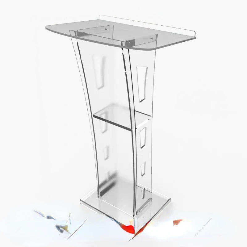 

Acrylic podium removable welcome stage hosting stage podium conference stage colorful discoloration signing stage