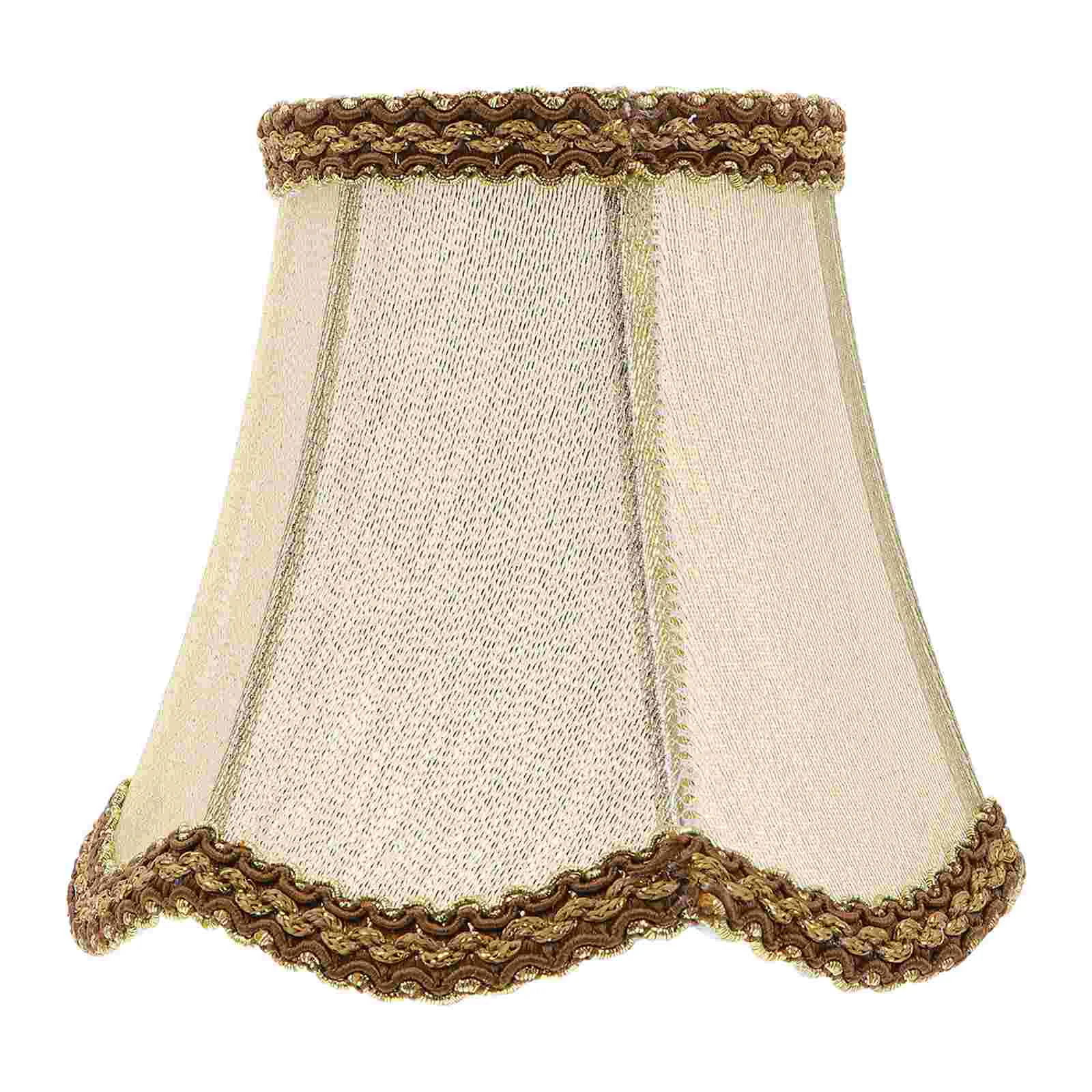 

Fabric Lampshade Accessory Cloth for Home Light Bulbs Blue Decor Decorative Manual
