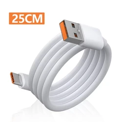 High-Speed 10A USB-C Fast Charging Cable, 120W Phone Data Cord (0.25M)