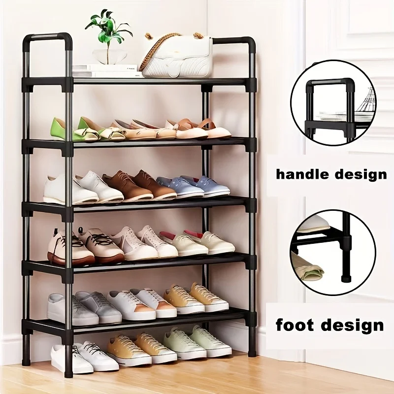 

1set 3-8 Layers Shoes Storage Rack, Assembled Floor Standing Shoes Storage Shelf, Removable Multi-layer Shoes Shelf, Suitable Fo