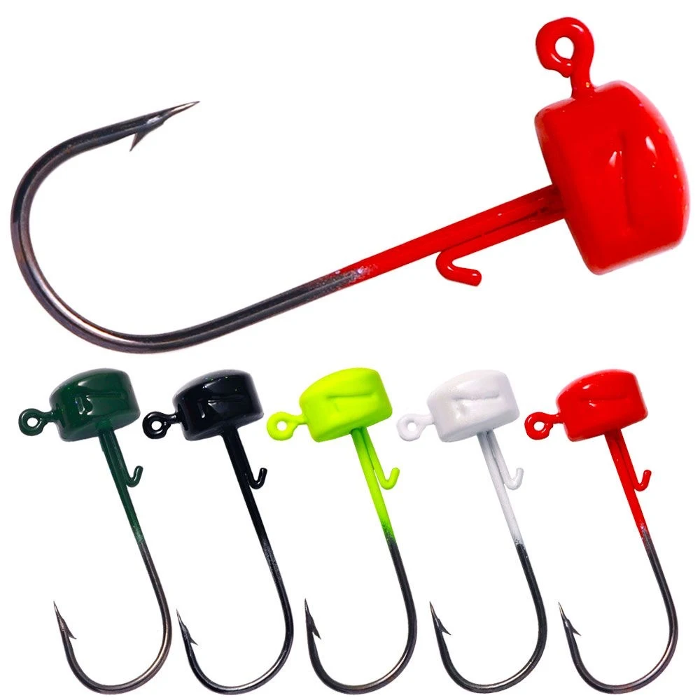 GOBAIT Ned Rig Angelhaken 2,8 g 3,5 g 4,6 g 7 g Jigkopf Pilz für Weichköder Bass Jigging Tackle Box Finesse Tool 5–20 Stück Haken – Detail 13