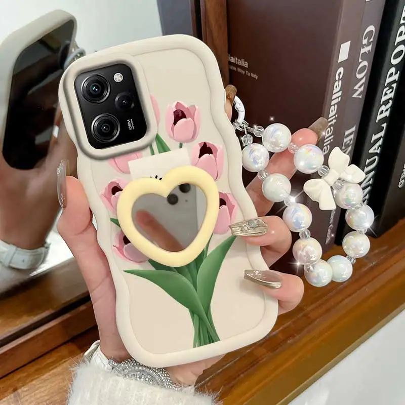 3-Piece Set: Stay Happy Phone Case with Lanyard and Stand