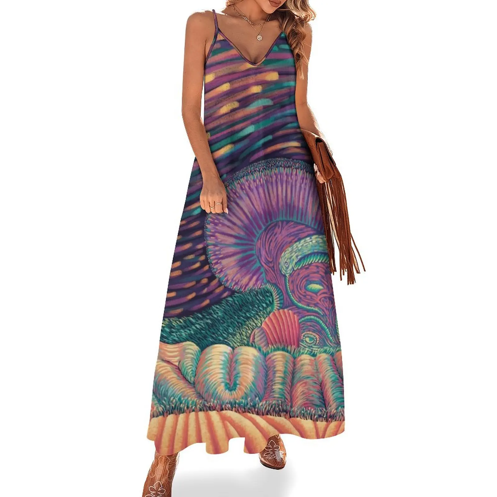 

Mind Forest - V2 Sleeveless Dress Women's clothing Women's skirt women's elegant loose dresses