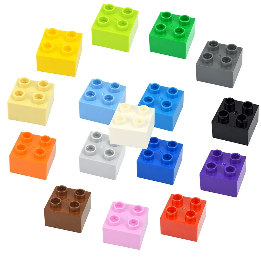 10-Piece Set of Large Colorful Building Blocks