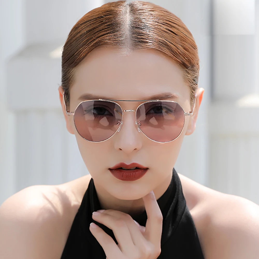 

Sunglasses Women's Polarized Gradient Lens Fashion Luxurious Sun Glasses Traveling Driving Outdoor Eyewear For Female N90274