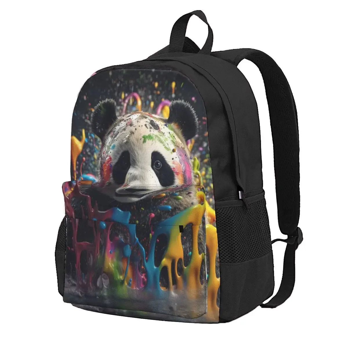 

Рюкзак с изображением панды, 8 к, ручной работы, походные рюкзаки для девочек, высококачественные прочные школьные ранцы, уличная одежда, рюкзак