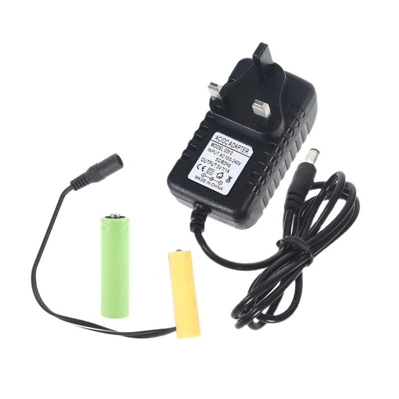 AA Battery Eliminators Power Supply Adapter 3V Replace 2 AA Batteries to Mains Adapter for Toy LED Fan Remote control, battery eliminator
