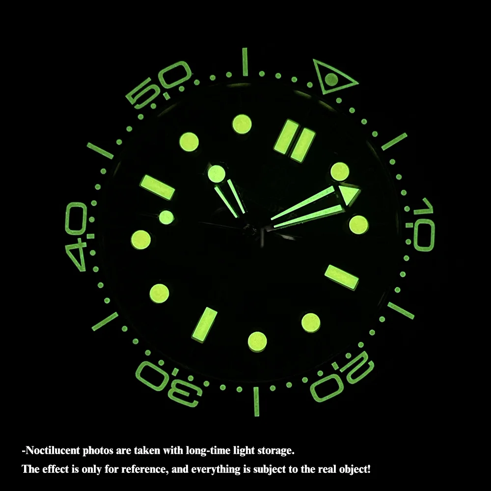 STEELDIVE SD1957 Men's Mechanical Watch 300M Waterproof Swiss Luminous Ceramic Bezel NH35 Luxury Retro Sea Horse Dive Wristwatch