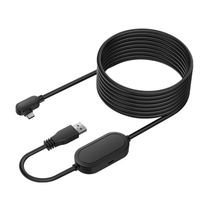 

Соединительный кабель USB3.2 Gen1 для Quest 2, шнур для наушников, Высокоскоростная передача данных, замена кабеля зарядного шнура