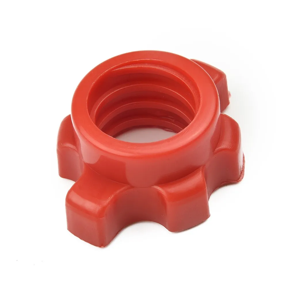 Durable Dumbbell Bar Lock Dumbbell Nut Brand New Easy To Install Practical Fitness Hexagon Plastic Quick Remove
