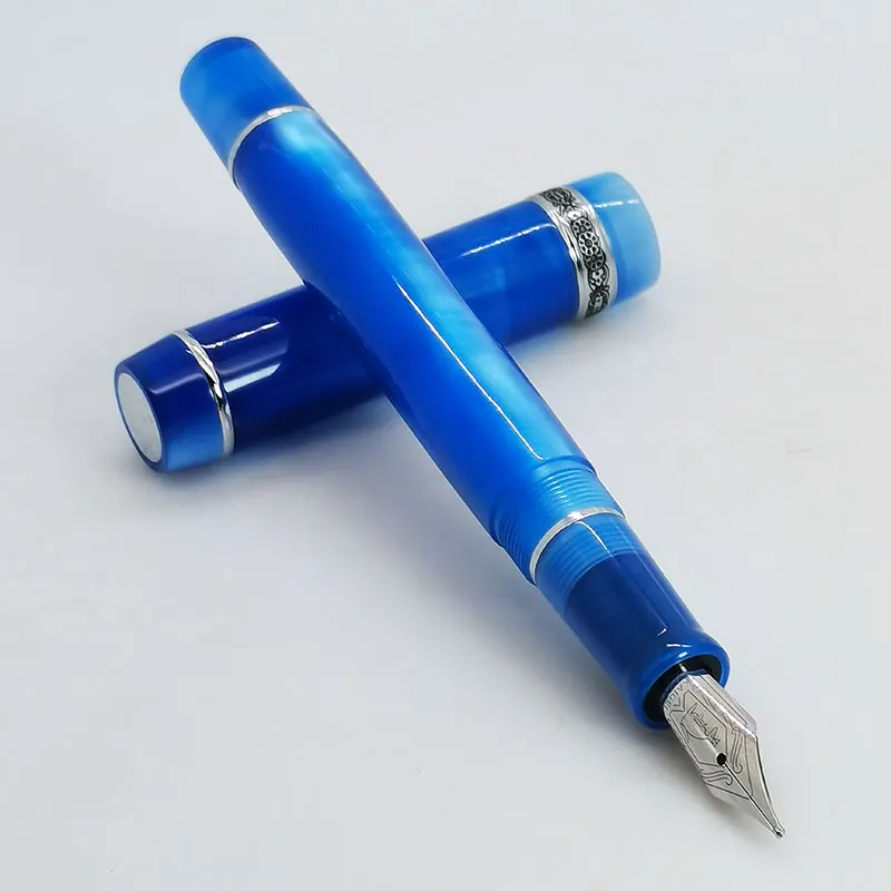 KAIGELU 316 Electric Blue Fountain Pen EF/F/M Nib Office Writing